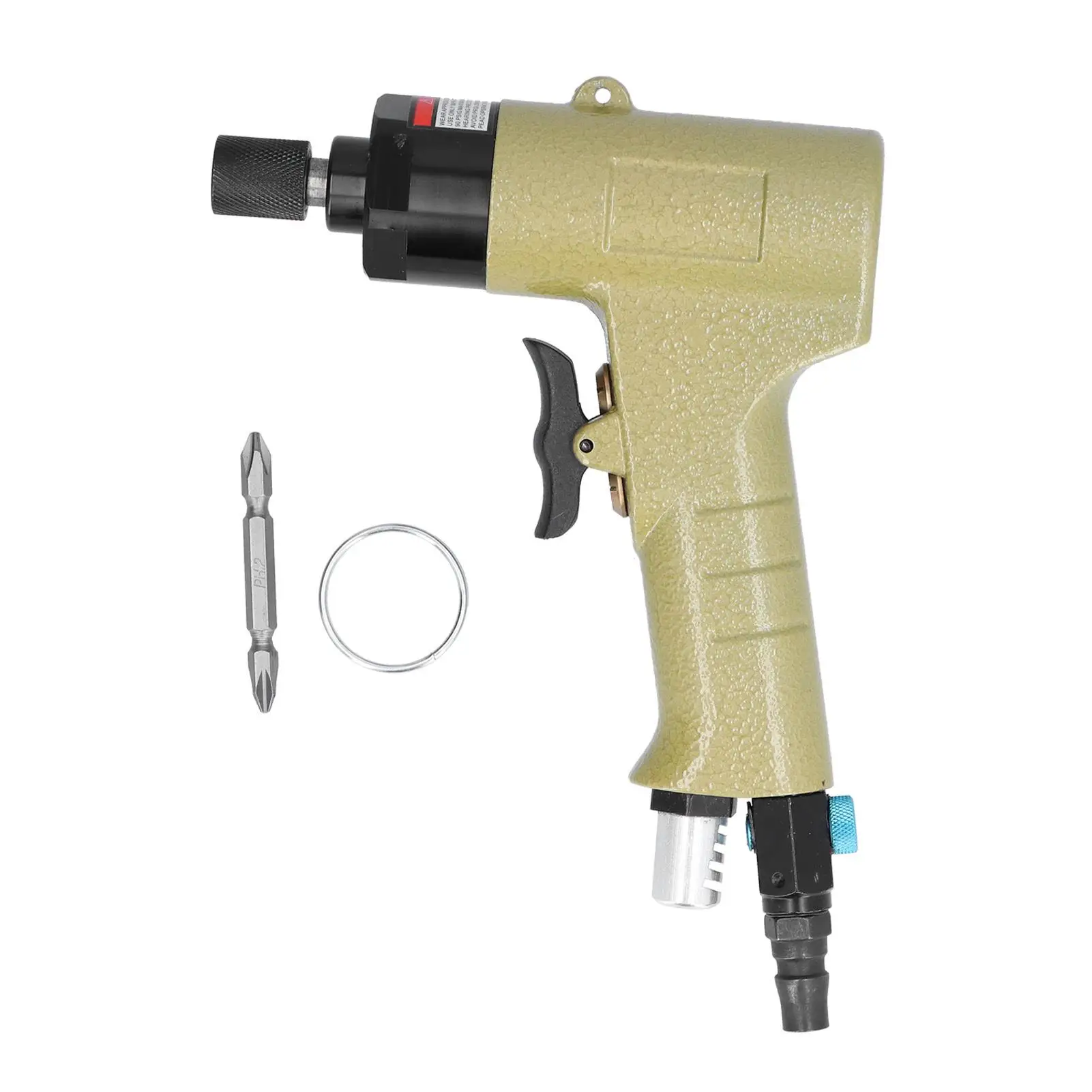 

Handheld Portable Pneumatic Screwdriver 1/4 Inch 10000rpm Tool Set KP805PN Air Powered Screwdriver Kit