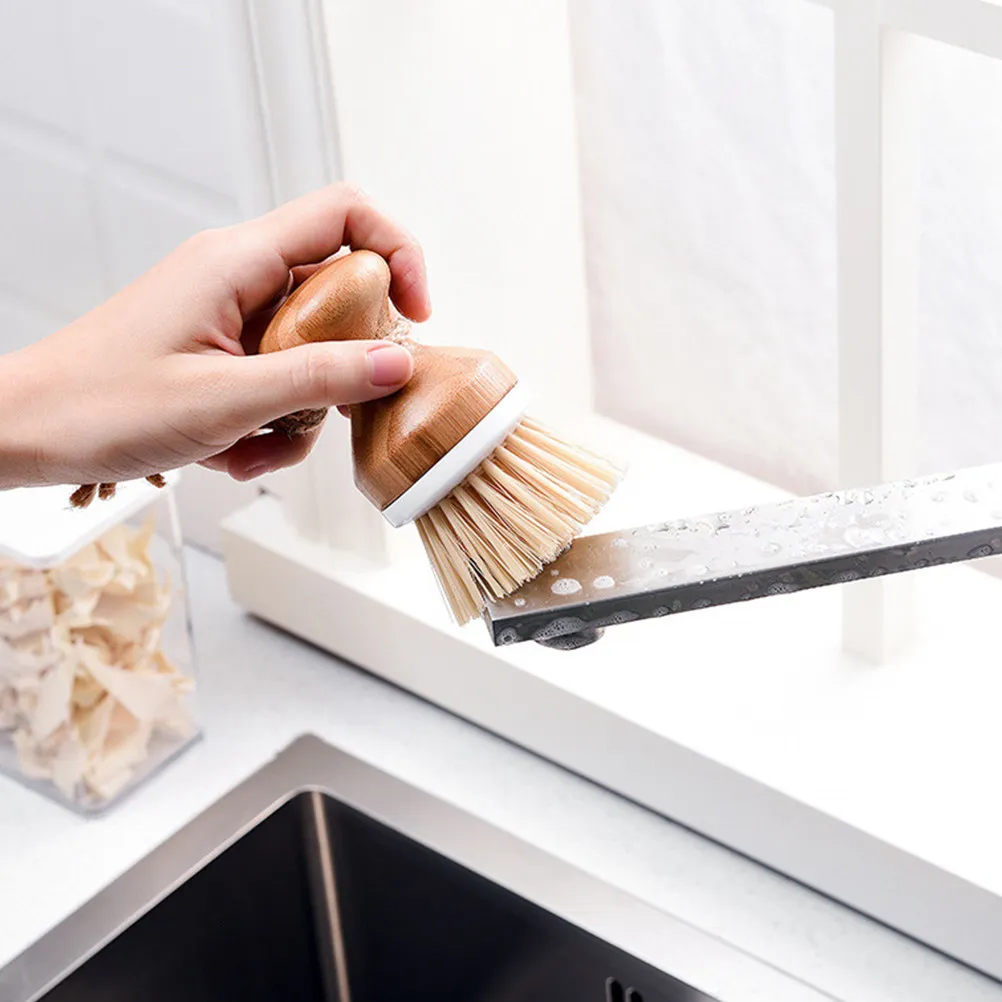 1 stuks potborstel met bamboe - Dish Brush Bamboo recensie en prijs