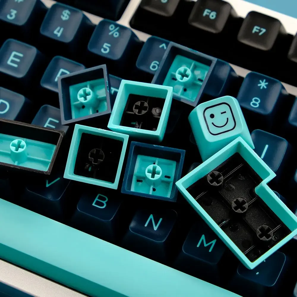 Keycap SA height pbt two-color injection molding large full set of adaptations 64/68/75/87/98/104