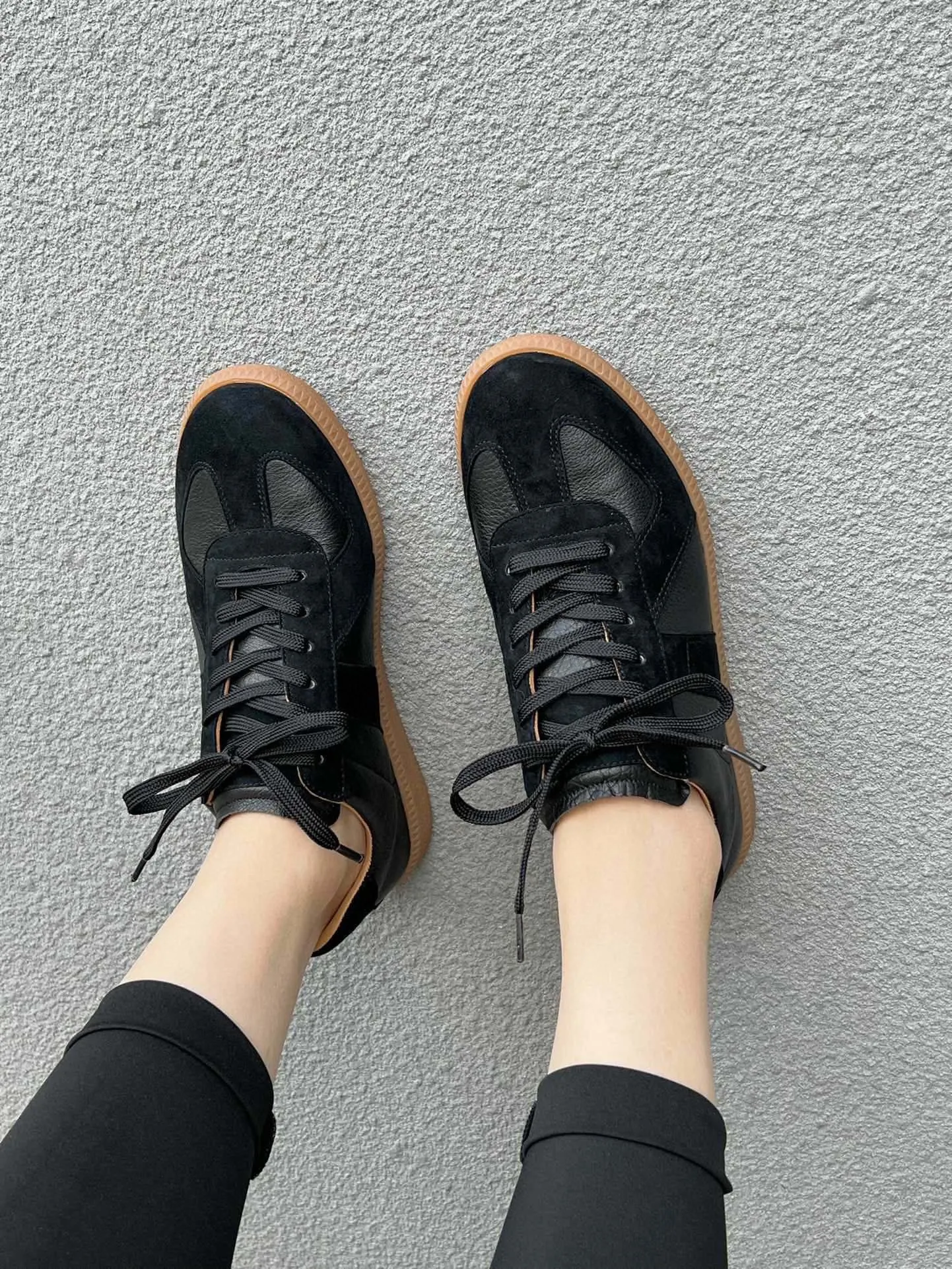 Donna-in Casual Sneakers Women Genuine Leather Lace up Sheep Suede Spring Summer Damskie buty wulkanizowane Wygodna gumowa podeszwa