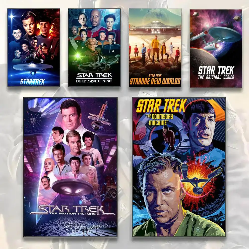 Sci-Fi TV Series S-Star Trek Painting Calligraphy Modern Canvas Wall Art Prints for Living Room Decor | Wall Decals