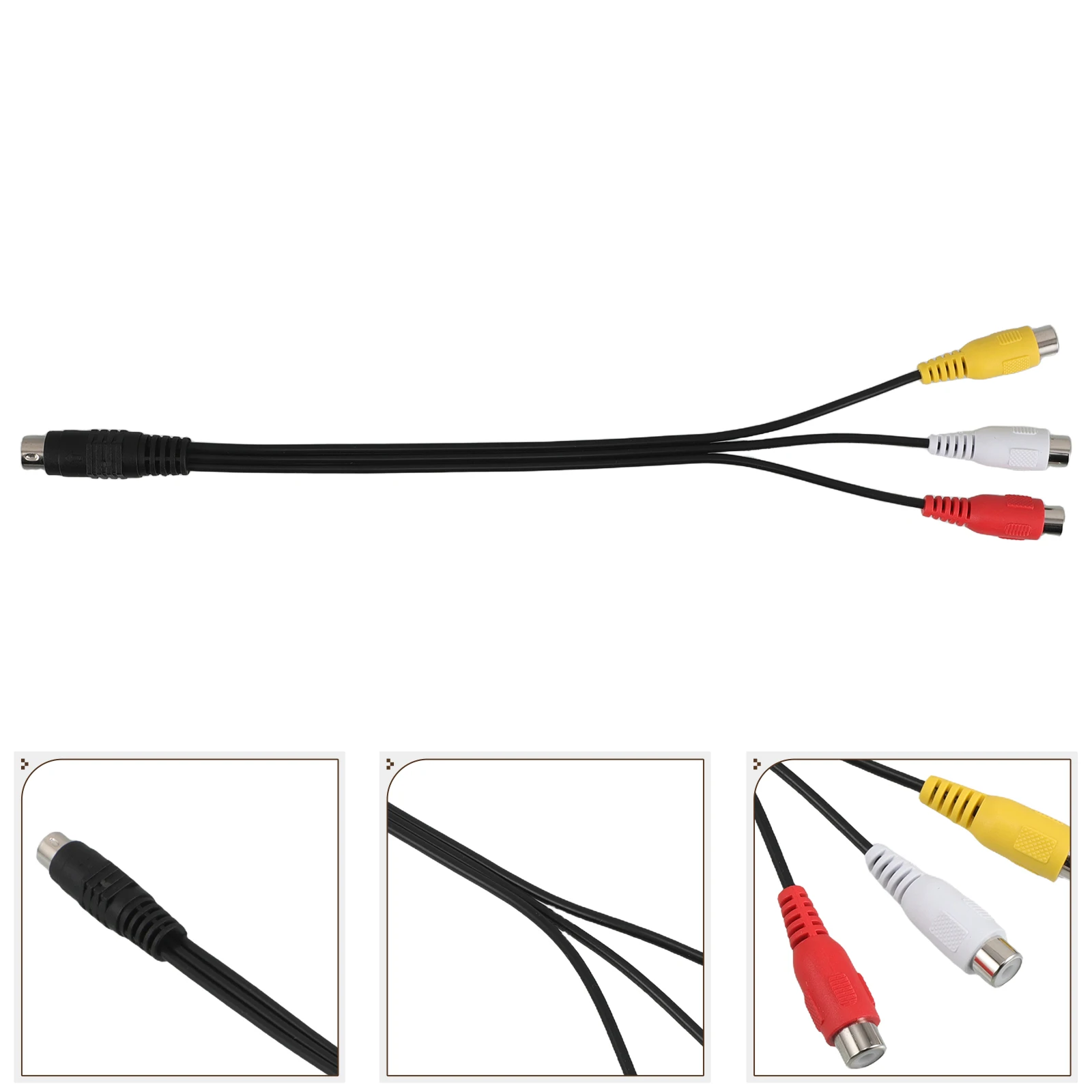 

Video Adapter Audio Connectors Cords Cable Wire for Cables Conversion Replacement Wires