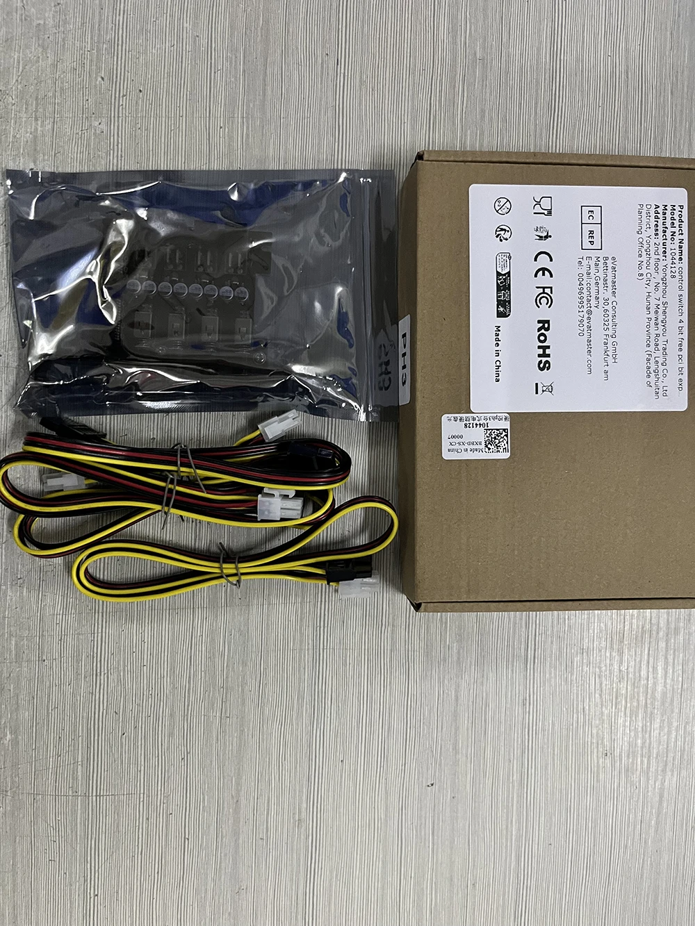 

Power Saving Controller Dual Channel Hard Drive PCI Expansion Card 4 Bit PCI Expansion Card with SATA Cable Power Control Switch