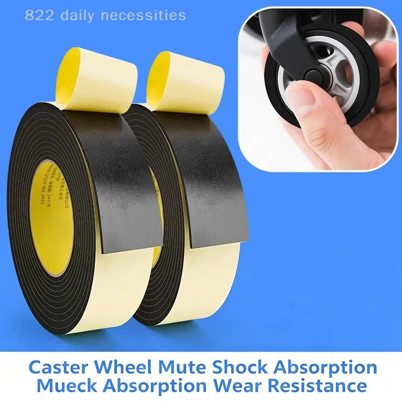 1PC Luggage Wheel Silent Sticker With Noise Reduction And Wear Resistant Design Perfect For Travel Trolley Case Daily Use