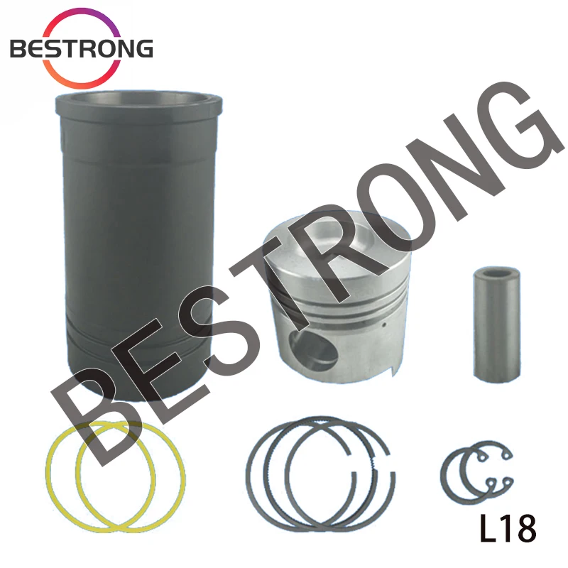 Overhaul Piston and Cylinder Liner Kit  For CHANGCHAI L12 L18 L22 L24 L28 L32 EH36 Diesel Engine Spare Parts