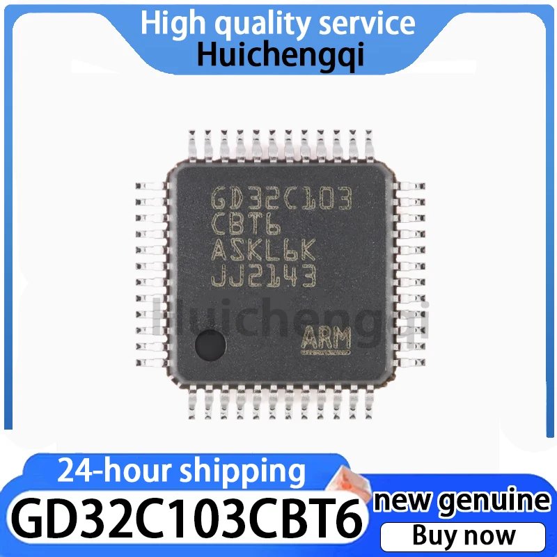 1PCS Original Genuine GD32C103CBT6 LQFP-48 ARM Cortex-M4 32-bit Microcontroller MCU Chip