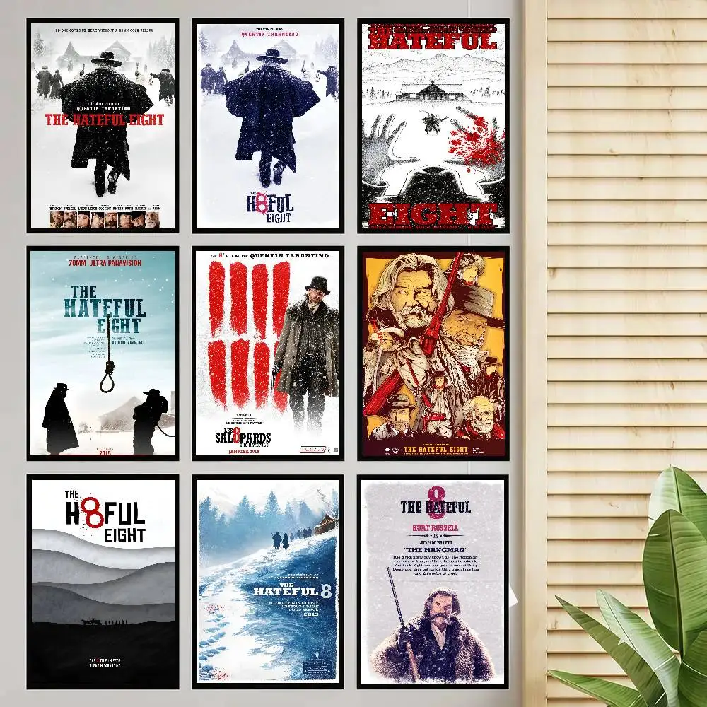 The Hateful Eight Classic Tv Poster Self-adhesive Art Room Entrance Restaurant Wall Decor Art Painting