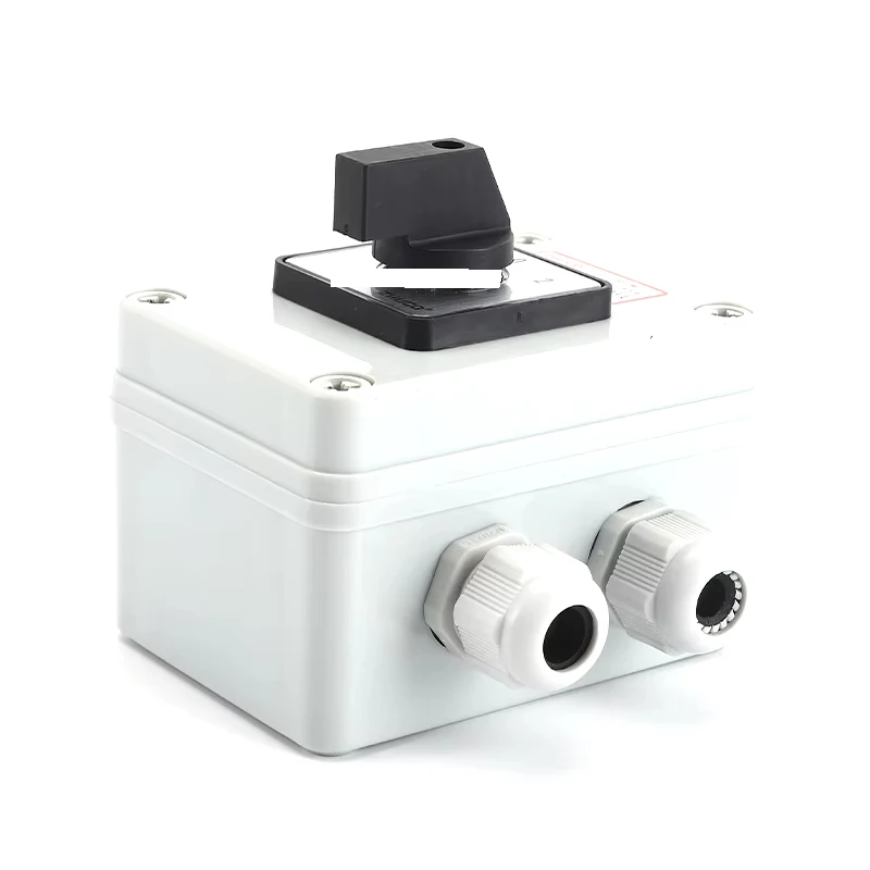 SZW26/LW26-20/D303.3WBF 1-0-2 3 Positions Universal Cam Changeover Switch With Waterproof And Dustproof Sealed Box 660V 20A