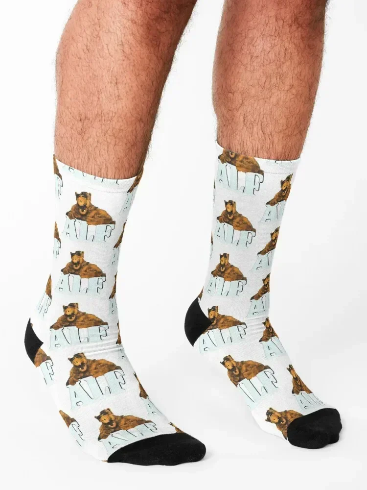 Alf - Gordon Shumway - TV Sitcoms Socks anti slip football winter gifts summer Toe sports Men's Socks Women's