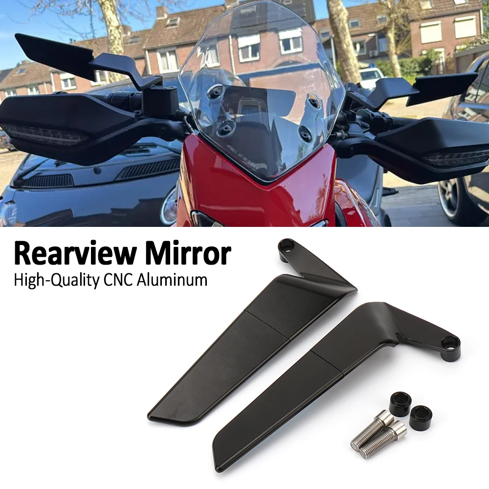 

Motorcycle Mirrors Stealth Winglets Mirror Kits Adjustable Mirrors For MV Agusta Brutale 800 2020 Brutale 800 RR EAS ABS