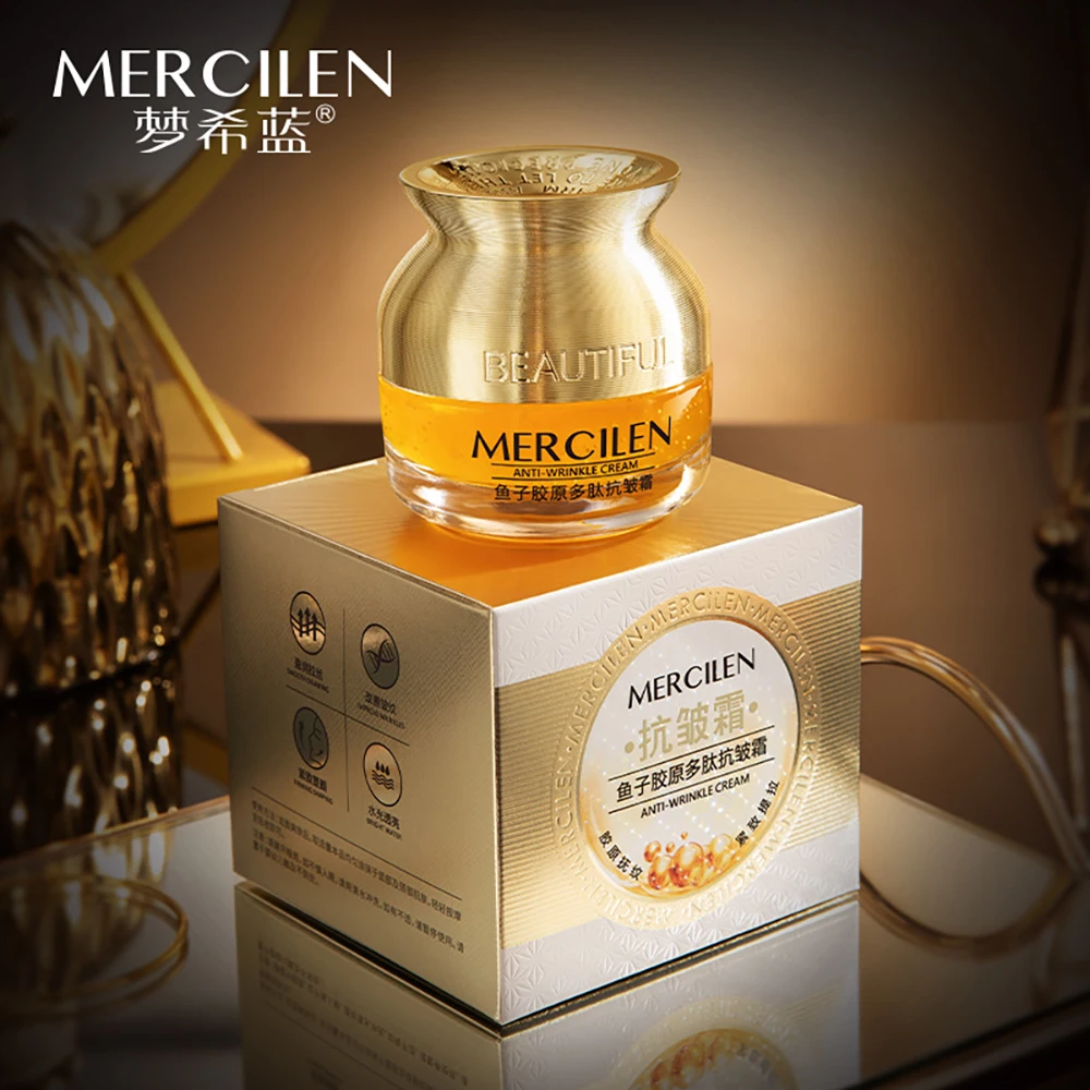 

Caviar Collagen Peptide Reduce Wrinkles Cream Moisturizing Brighten Skin Rejuvenation Elastic Skincare Women's Beauty Face Cream