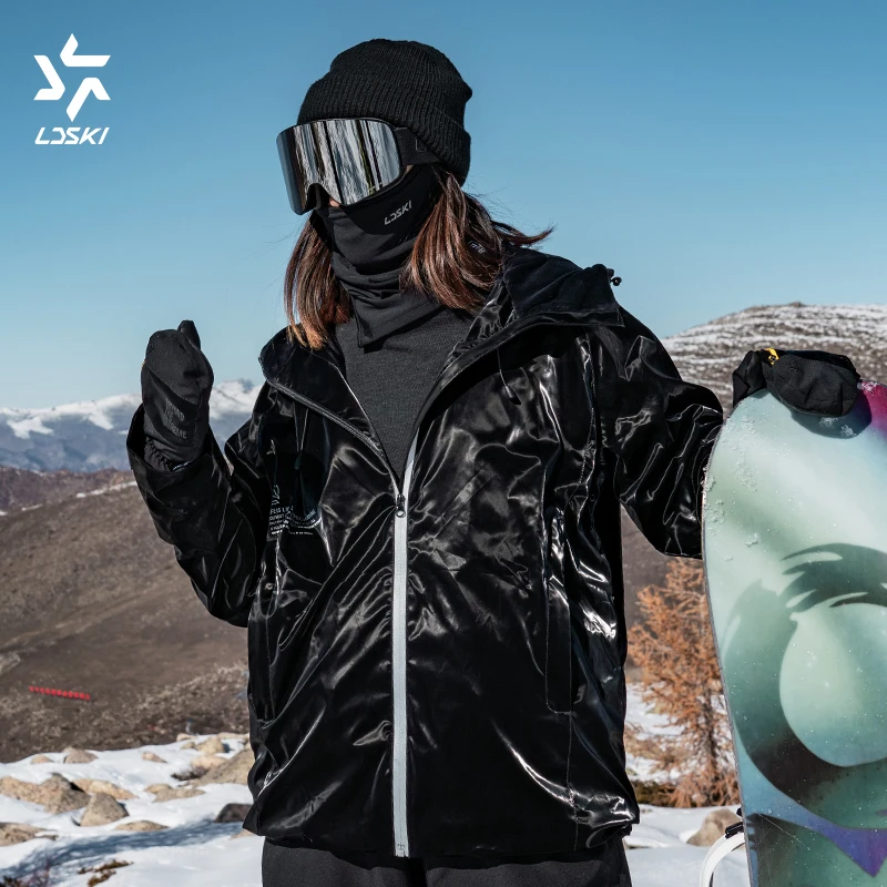 LDSKI New Ski Jacket Ski Pant Graphene Fiber Thermal Insulation Waterproof Windproof 3L Fabric Snowboard Winter Suit Women Men