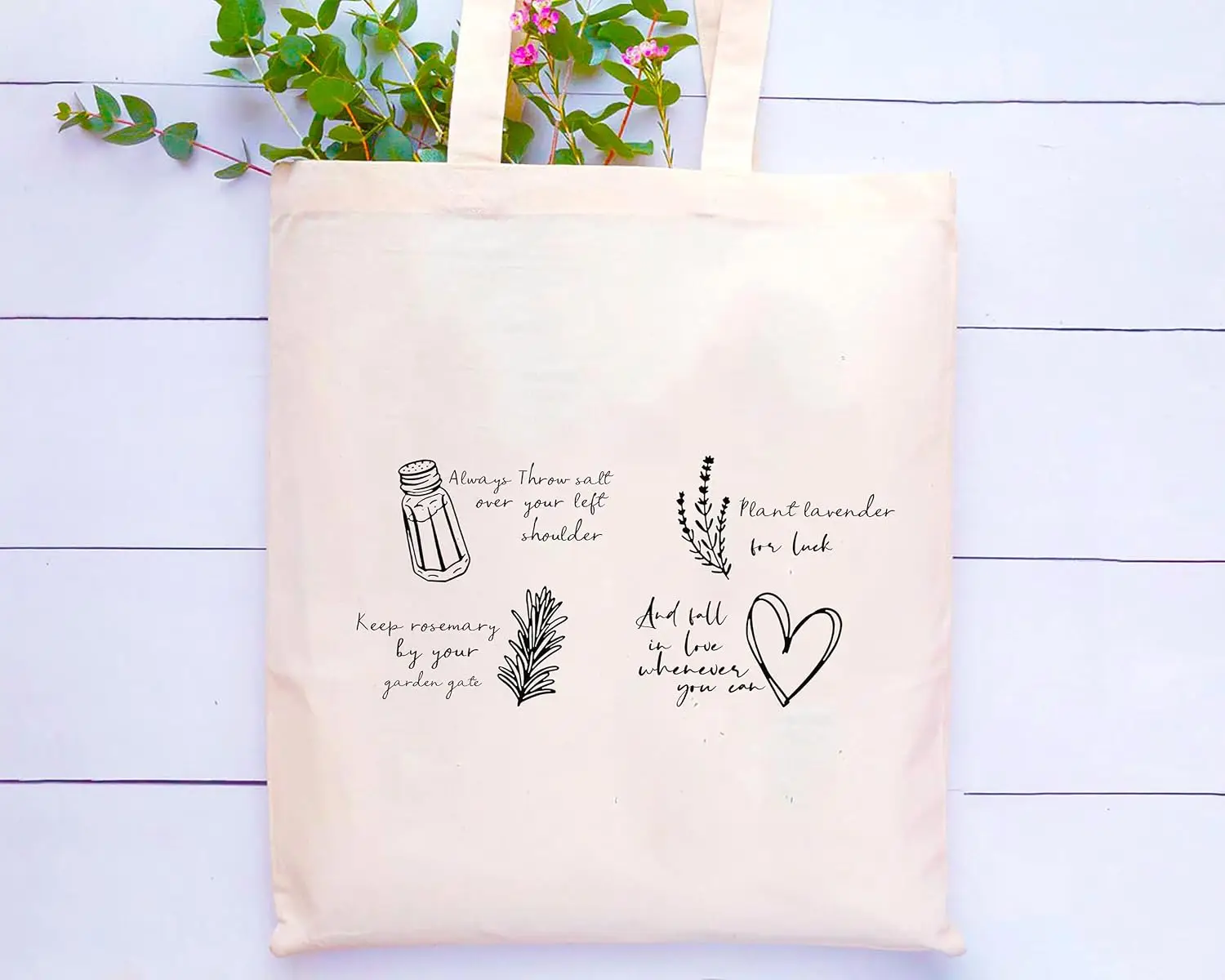 LIBIHUA Inspirational Gift for Women,Sister,Daughter,Best Friend,Cousin,Coworker-Shoulder Bag Shopping Canvas Bag