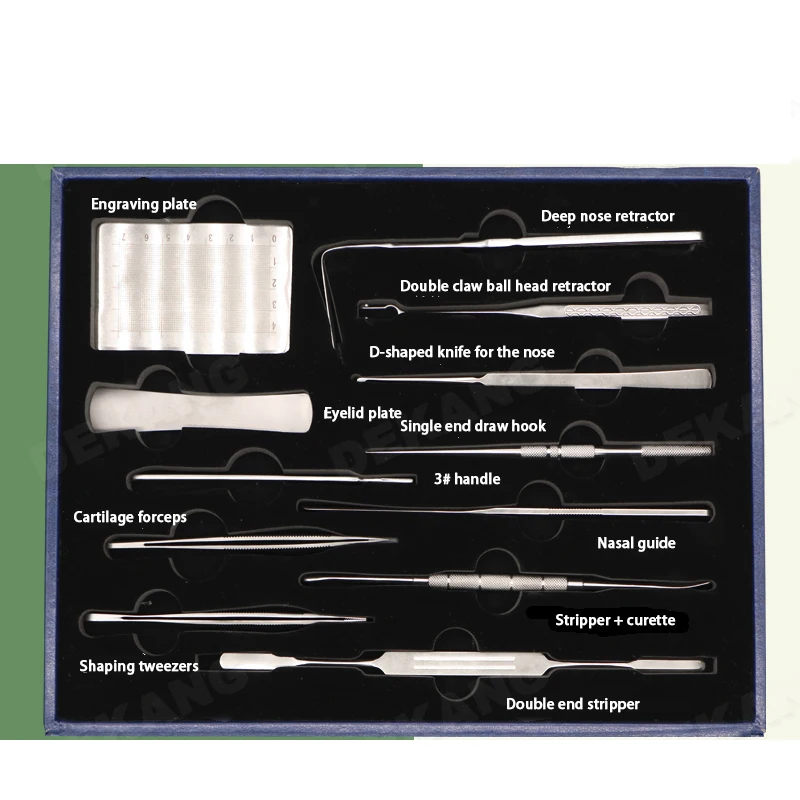 Nasal Integrated Instrument Set Cosmetic Surgery Nasal Surgical Correction Nasal Prosthesis Placed Forceps Nose Splint