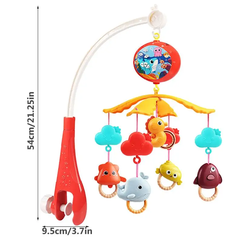 Musical Mobile Babies Crib Babies Musical Crib Mobile With Hanger Rotating Toys Infant Bed Decoration For Newborn Boys And Girls