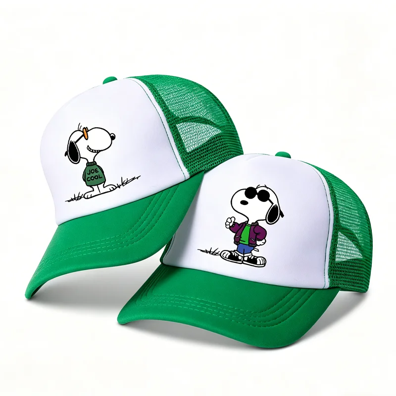 Бейсболка-snoopies-kawaii-с-принтом-из-мультфильма-регулируемая-с-козырьком-для-родителей-в-стиле-аниме-аксессуар-для-пляжа-и-активного-отдыха-летняя-шляпа