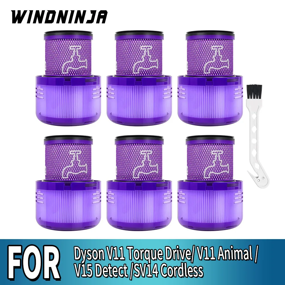 Hepa Filter For Dyson V11 Torque Drive V11 Animal V15 Detect Vacuum Cleaner Accessory Replacement Consumables Spare Part