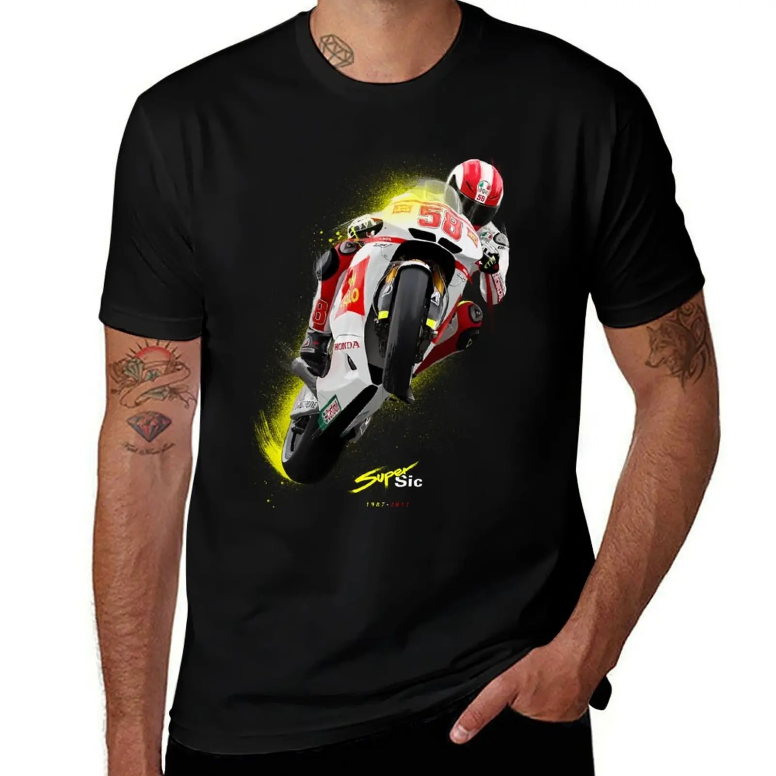 

Marco Simoncelli 1987-2011 T-Shirt t shirts for man pack white funny t shirts man T-Shirt