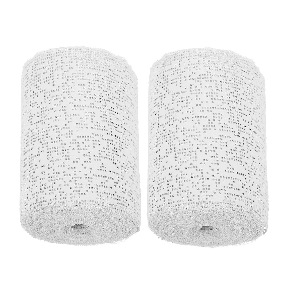 2 Rolls Plaster Cloth Versatile Sculpting Plaster Gauze for Belly Casting Mask Making Art Craft Body Molds Scenery Construction