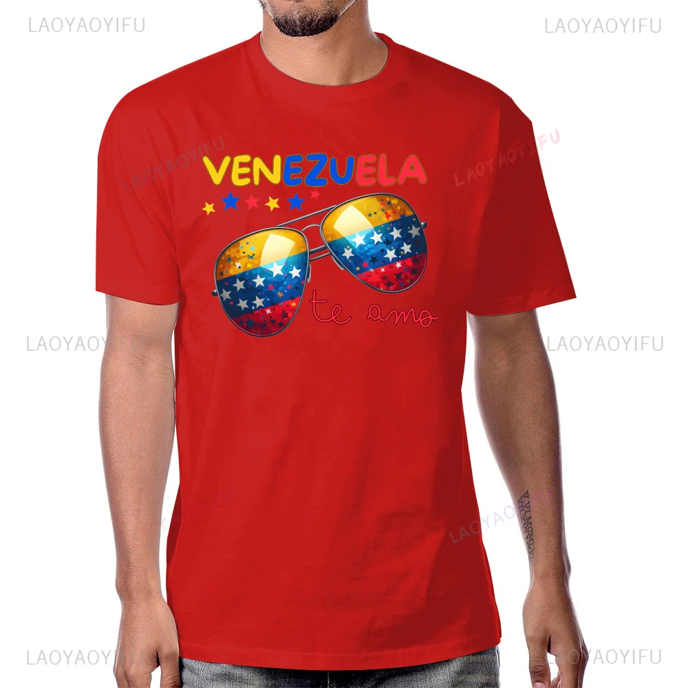 Venezuela Flag Vintage Style Tshirt Casual Fashion Streetwear Hip Hop Short Sleeve Man T Shirt Breathe Comfort Unisex T-shirt - Image 6