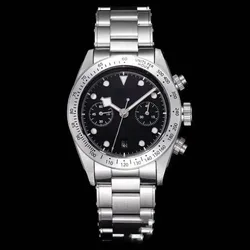 luxury watch 41mm Men's Watch Multifunctional Ceramic Ring Mouth Steel Strap Mechanical Movement Attracting the opposite sex