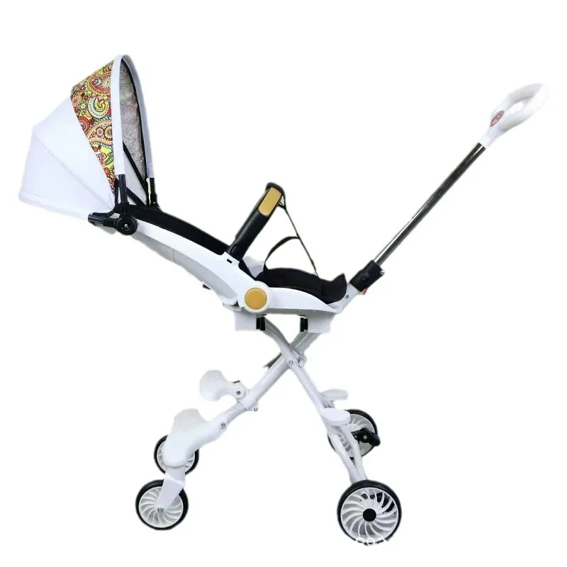 Wholesale Baby Stroller Lightweight Foldable  High Landscape for Babies To Sit and Lie on Two Way Baby Stroller