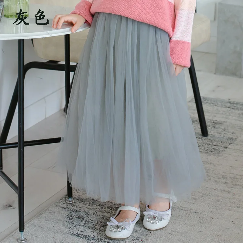 Jupe Tulle Taille élastique 5-13 Ans Jupe Longue En Tulle Pour Fille - Taille élastique, Plissée, Doublure Douce - 5 à 13 Ans Robe Flamenco Enfant