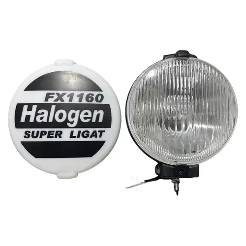 Imagen 1 del producto Foco halógeno FX1160 de 6 pulgadas, 12V, 55W, luz redonda deportiva para camión, luz de trabajo, lámpara antiniebla, faro, lente de cristal, carcasa de Metal todoterreno