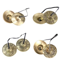 2024 New Meditation Meditation Cymbal Bells Tibetan Tingsha Cymbal Yoga Cymbal Bells Healing Mindfulness Meditation Bells