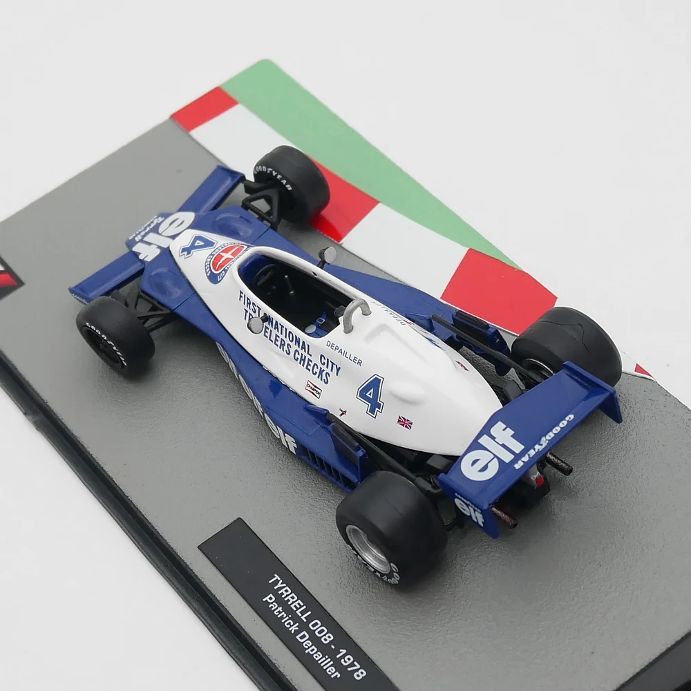 Ixo 1:43 Tyrrell 008 1978 Patrick Depailler Diecast Car Model Metal Toy Vehicle