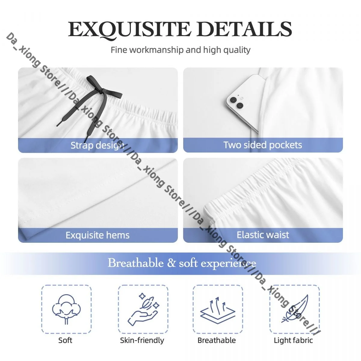 Indumenti da notte da uomo Pantaloni da notte larghi Pigiama Gallina Personaggio dei cartoni animati Gallo Illustrazione Pantaloni lunghi da salotto Abbigliamento casual per la casa