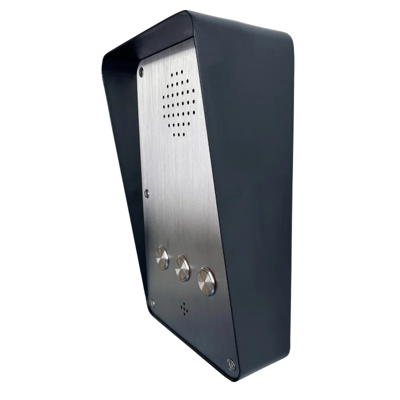 Emergency Lift Parking SOS Intercom System Metal Metal Analog Phone Audio Pushbutton Call Unit SIP IP Call Help Box