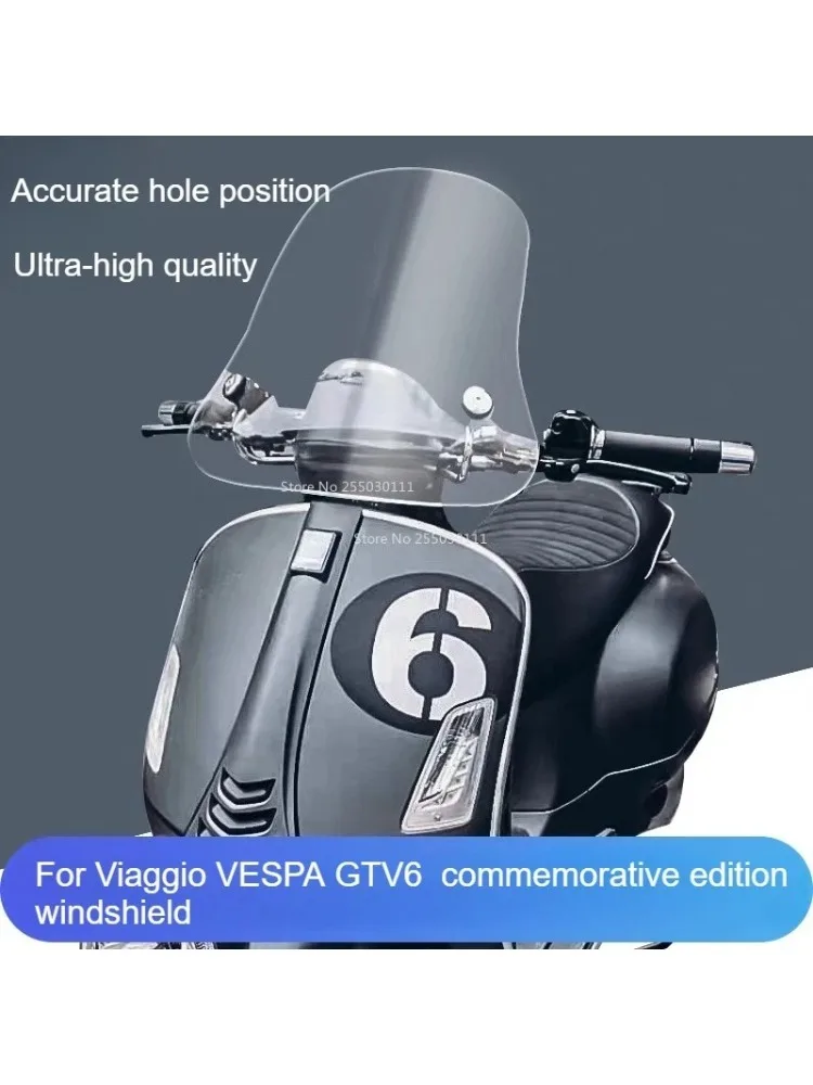 Szyba przednia do modyfikacji Vespa GTV6 Gtv Six Days edycja pamiątkowa, szyba przednia do Vespa GTS 300 Sei Giorni Gtv6 — 2