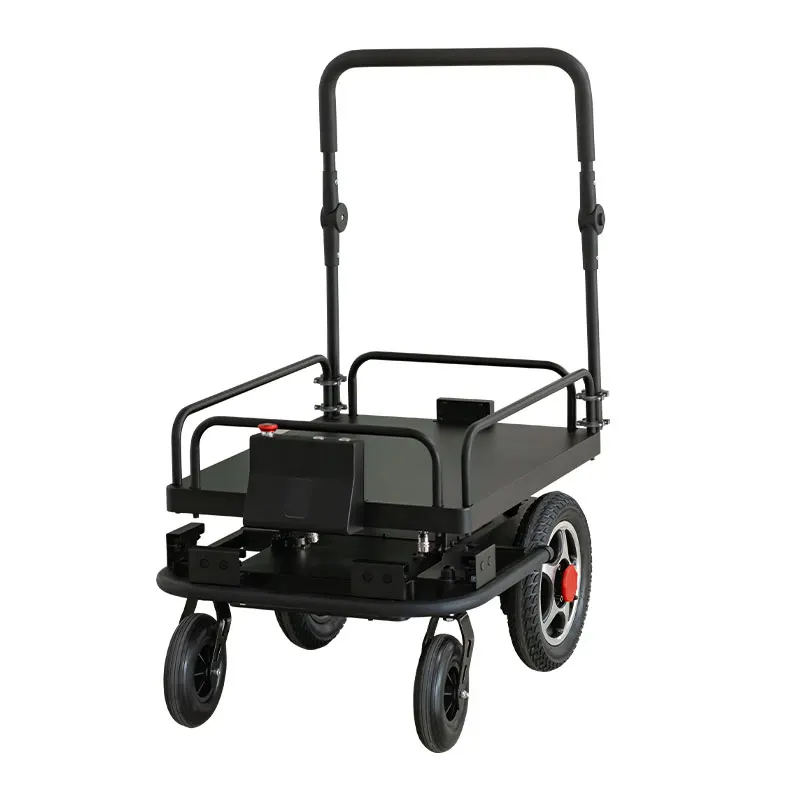 Smart Factory Material Transport Hand Platform Trolley Cart Retail Welding Robot Following Shopping Trolleys