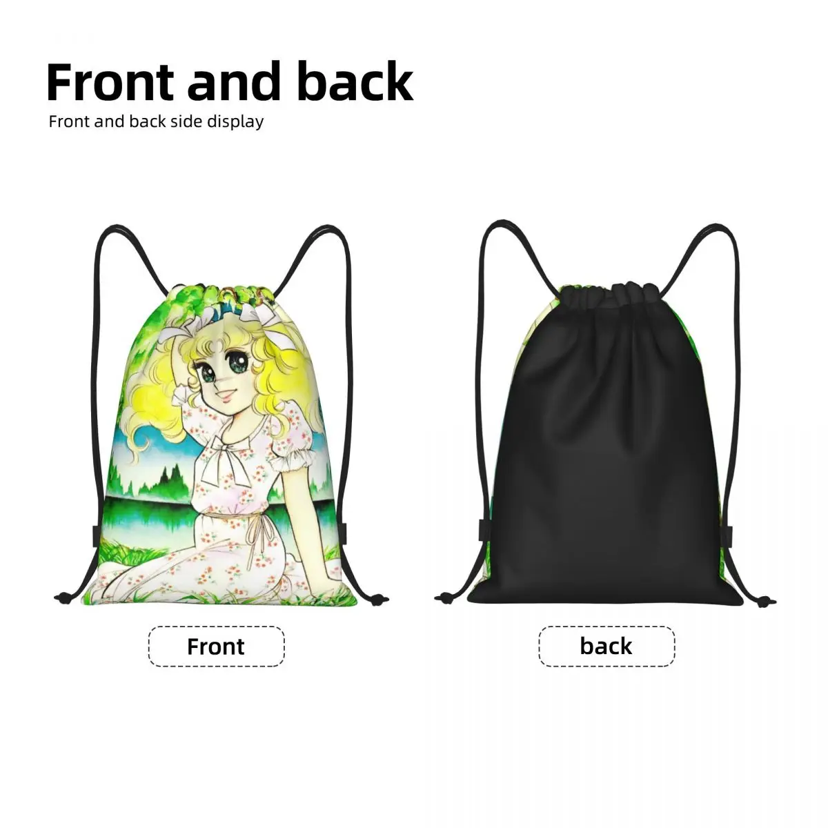 7fdf394530ca106dc03fbb9b168b0f22 Drawstring Backpack Women Men Sport Gym Sackpack Foldable Training Bag Sack