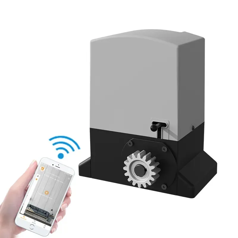 Retrofit Rack Drive Battery Operated Sectional Opener 370W 600KG Motor Remote Automatic Pocket Door Operator Opener