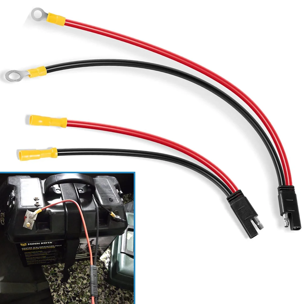 

MKR12Quick Connect Plug for Minn Kota Trolling Motor Heavy10Gauga Connectors Compatible with Ulterra Ultrex Terrova Series Power
