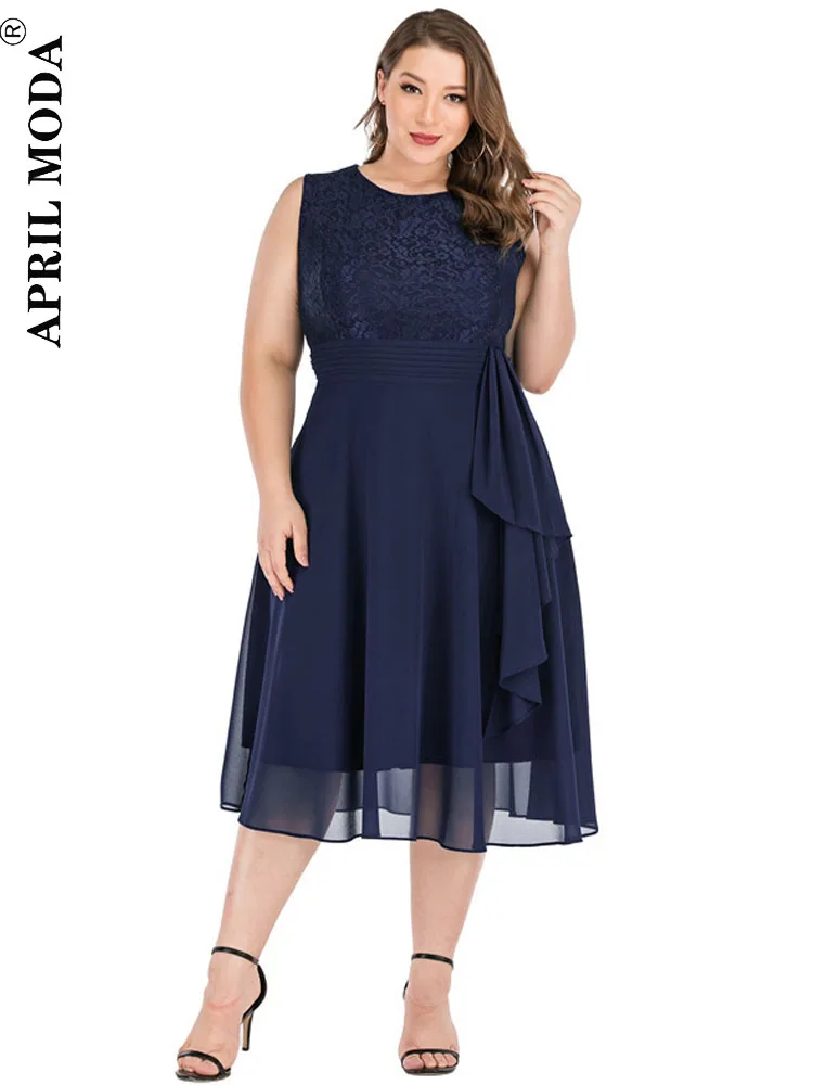 Vestido Vintage de gasa para mujer, de estilo francés traje de fiesta, elegante e informal, ajustado, sólido, para otoño, 2024, 4XL, 3XL