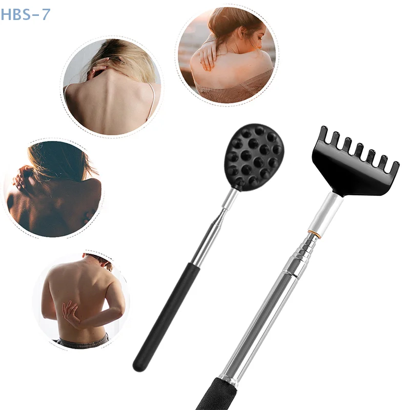 3Pcs/Set Back Scratcher Telescopic Scratching Back Scratcher Massager Kit Scraper Extendable Telescoping Itch Massage Relaxation