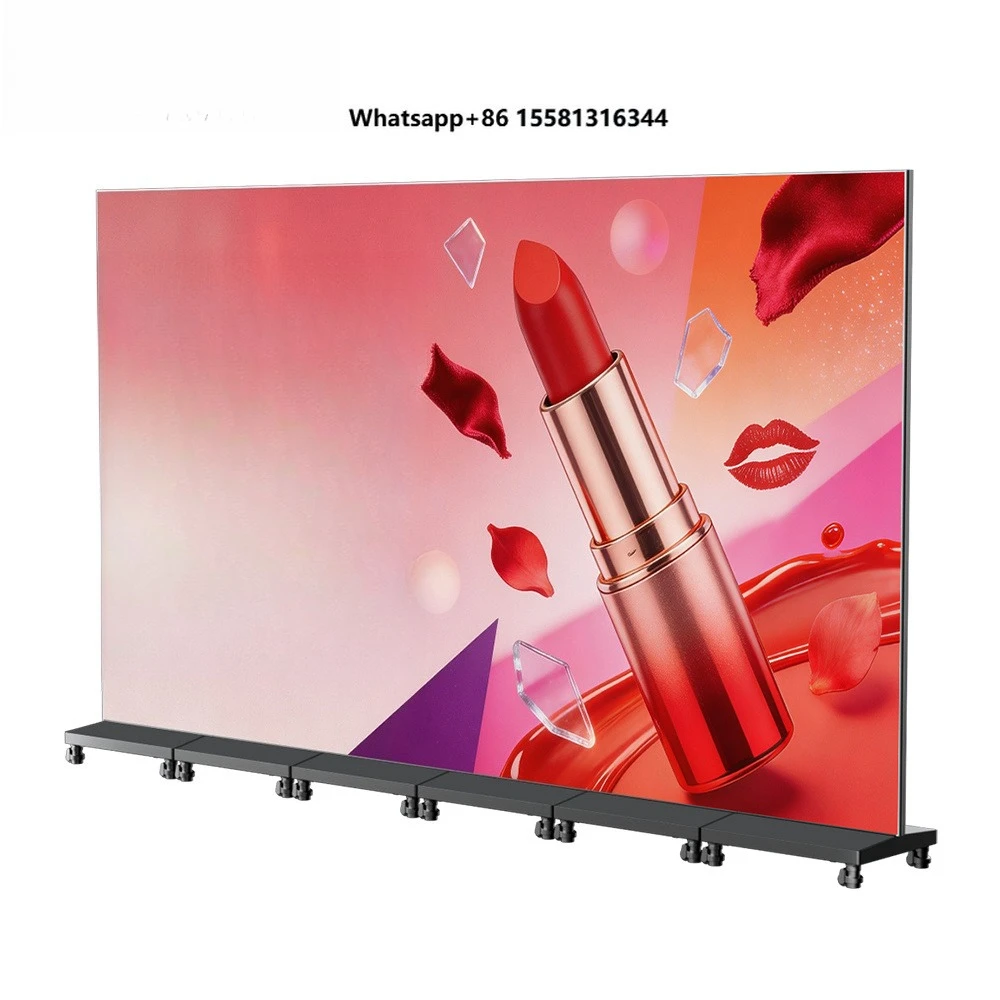 Canbest Foldable HOB LED Poster Screen P1.2 P1.5 P1.8 P2.5 Indoor Digital Advertising Display Video Wall Banner for Retail Store
