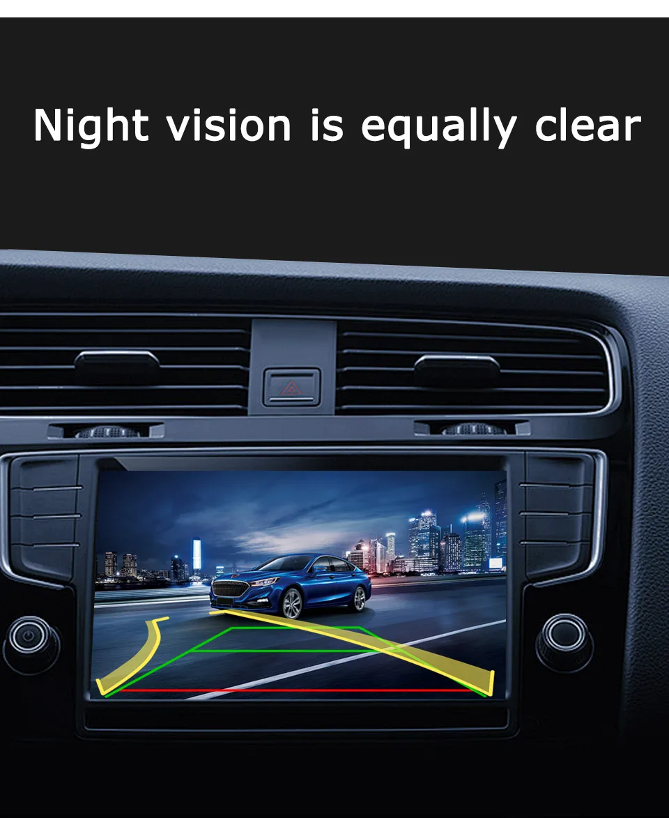 AHD Fisheye Dynamische Trajektorien-Rückfahrkamera für BMW 1er 6er Serie F6 F12 F13 F20 F21 E63 E64 E81 E87 E85 E86 – Detail 7