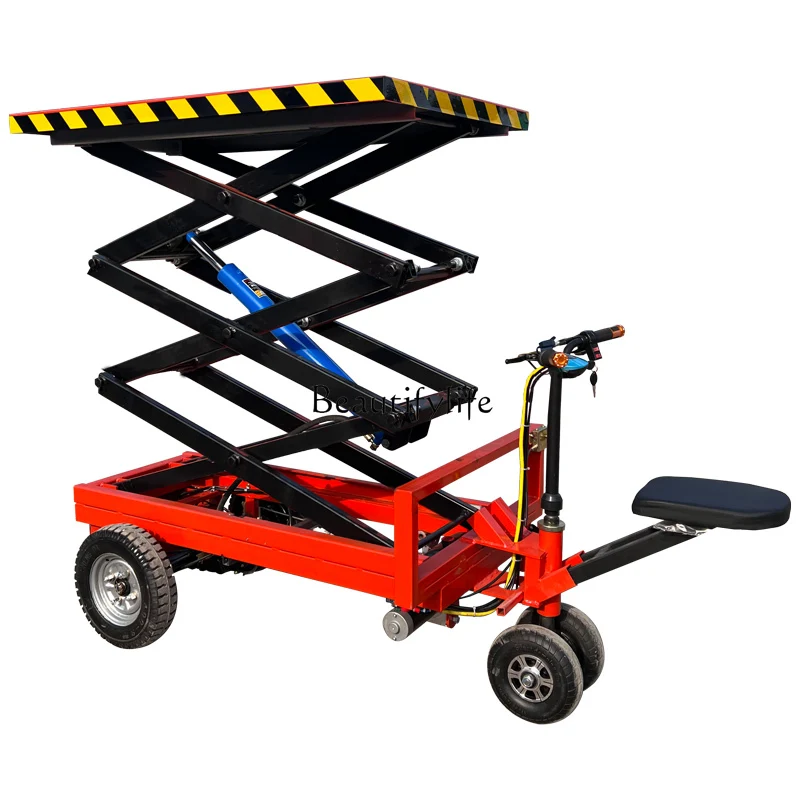 

Electric Hydraulic Lifting Platform Small Scissor Mobile Reverse Lifting Vehicle