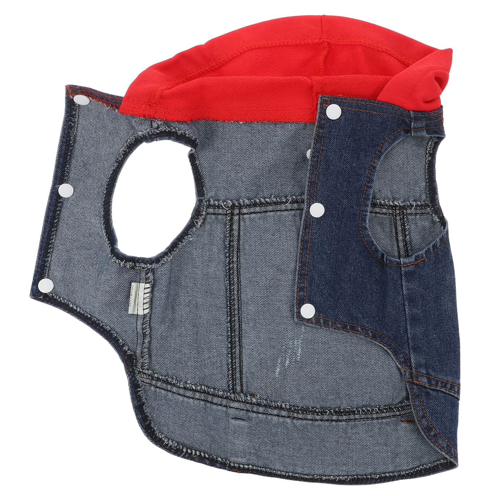 

Apparel Pet Vest Shirt Small Dog Denim Vests for Dogs Cute Clothes Hoodies Red Jean