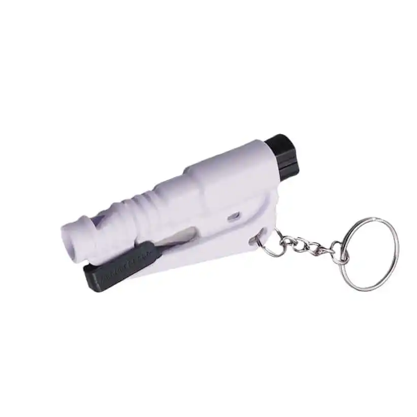 Veiligheidshamer met reddingsfluit, auto-ontsnappingshulpmiddel, 2-in-1 ruitbreker en gordelsnijder, compact noodhulpmiddel voor auto's