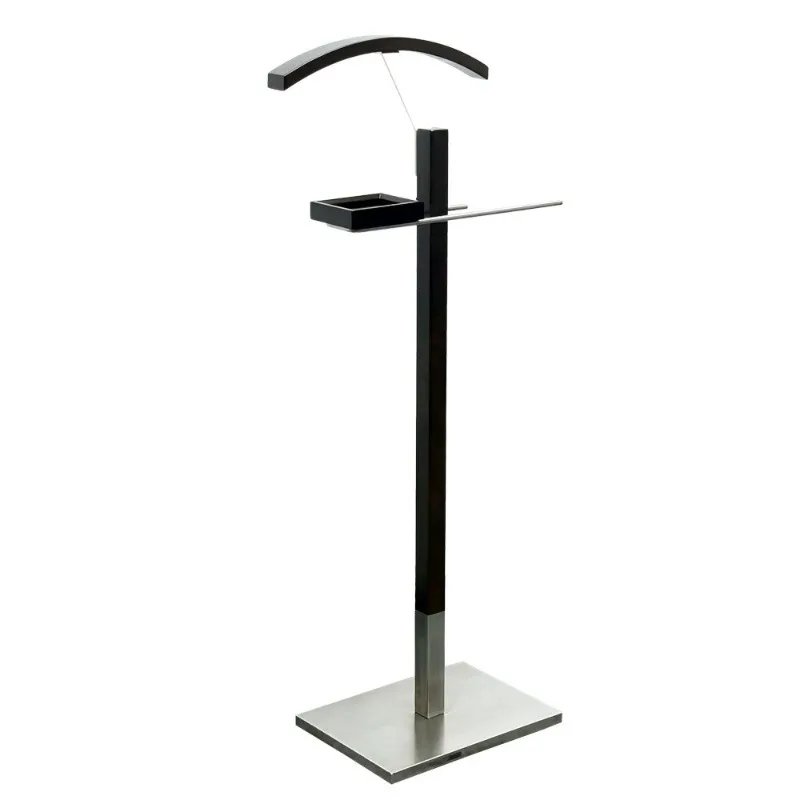 

Floor-to-ceiling coat rack stainless steel, hotel solid wood room hanger bedroom home
