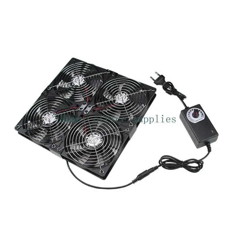 

K43B Ventilation Fan 24x24cm Electric Cooling Fan Set for Chassis and Cabinet Cooling