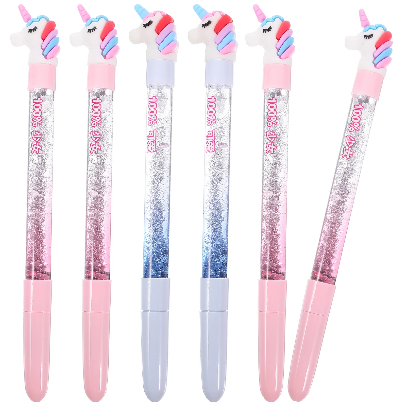 

6Pcs Pens Extra Smooth Writing Experience Gel Pen for Teachers Students Lovely Stationery Gift Set