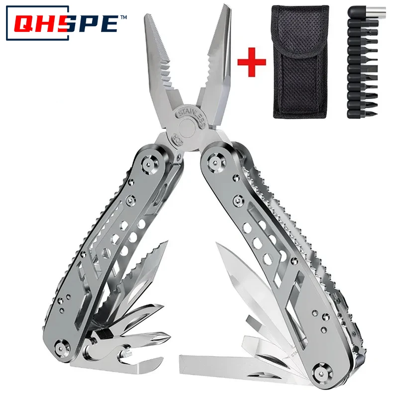 

EDC Survival Многофункциональный нож для улицы, швейцарские армейские инструменты, карманные складные плоскогубцы, нож, открывалка для бутылок, брелок для кемпинга, пешего туризма