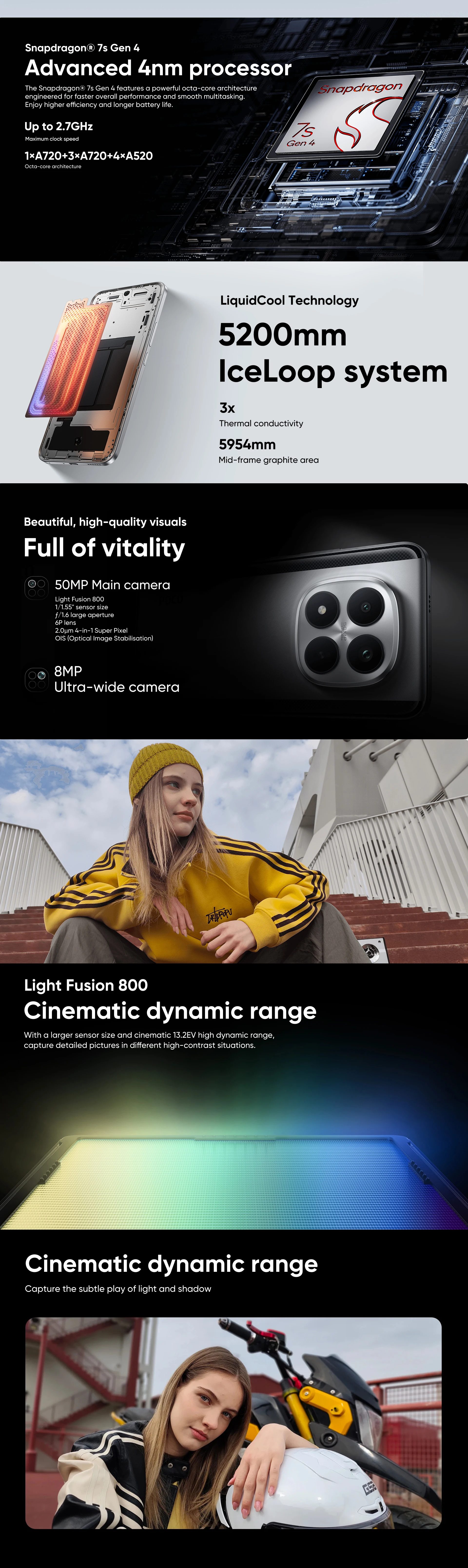 【Ship From AU】POCO M8 Pro 5G Global Version Snapdragon® 7S Gen 4 Massive 6500mAh Battery 6.83 "Crystal Res 1.5K AMOLED Display