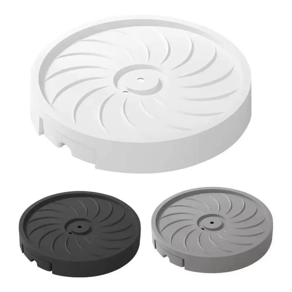 Round Plant Roller Base 4 Thicken Wheels Silent Flower Pot Mover with Drainage Tray High Load Bearing Rolling Flower Pot Tray